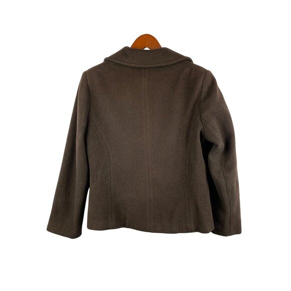 Kristen Blake Womens Brown Wool Blend Jacket Size S - Picture 2 of 5
